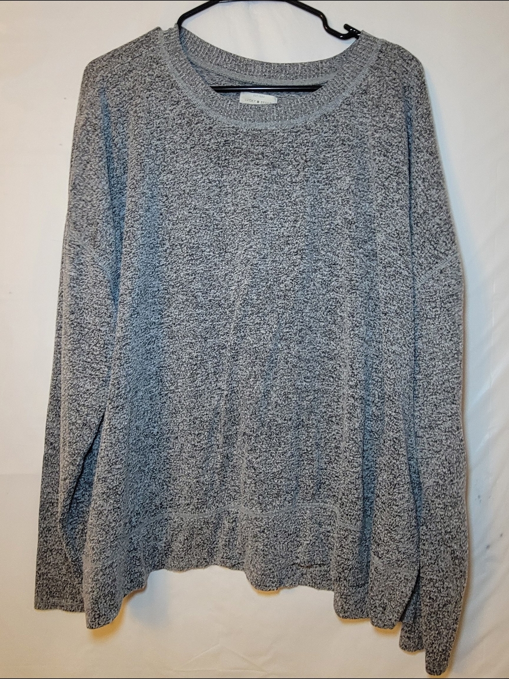 Lucky Brand Heather Gray Knit Top - Picture 1 of 3